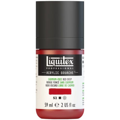 Liquitex Acrylic Gouache 59ml 895 Cadmium-free red deep