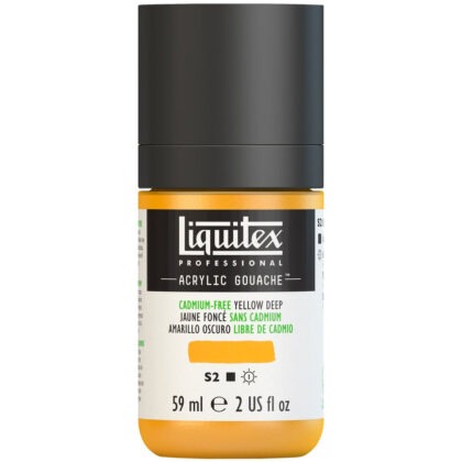 Liquitex Acrylic Gouache 59ml 891 Cadmium-free yellow deep