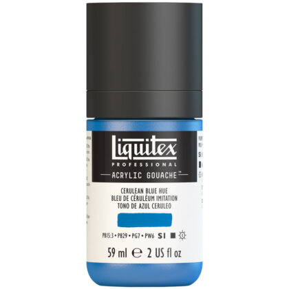 Liquitex Acrylic Gouache 59ml 470 Cerulean blue hue