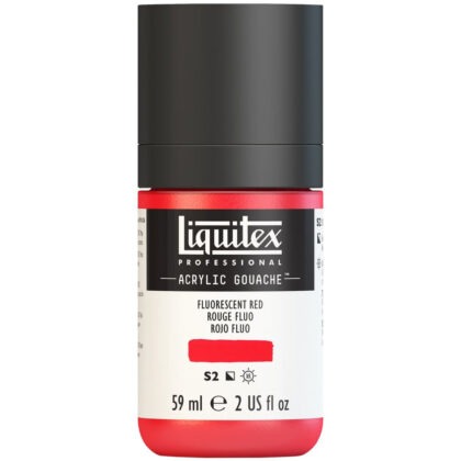 Liquitex Acrylic Gouache 59ml 983 Fluorescent red
