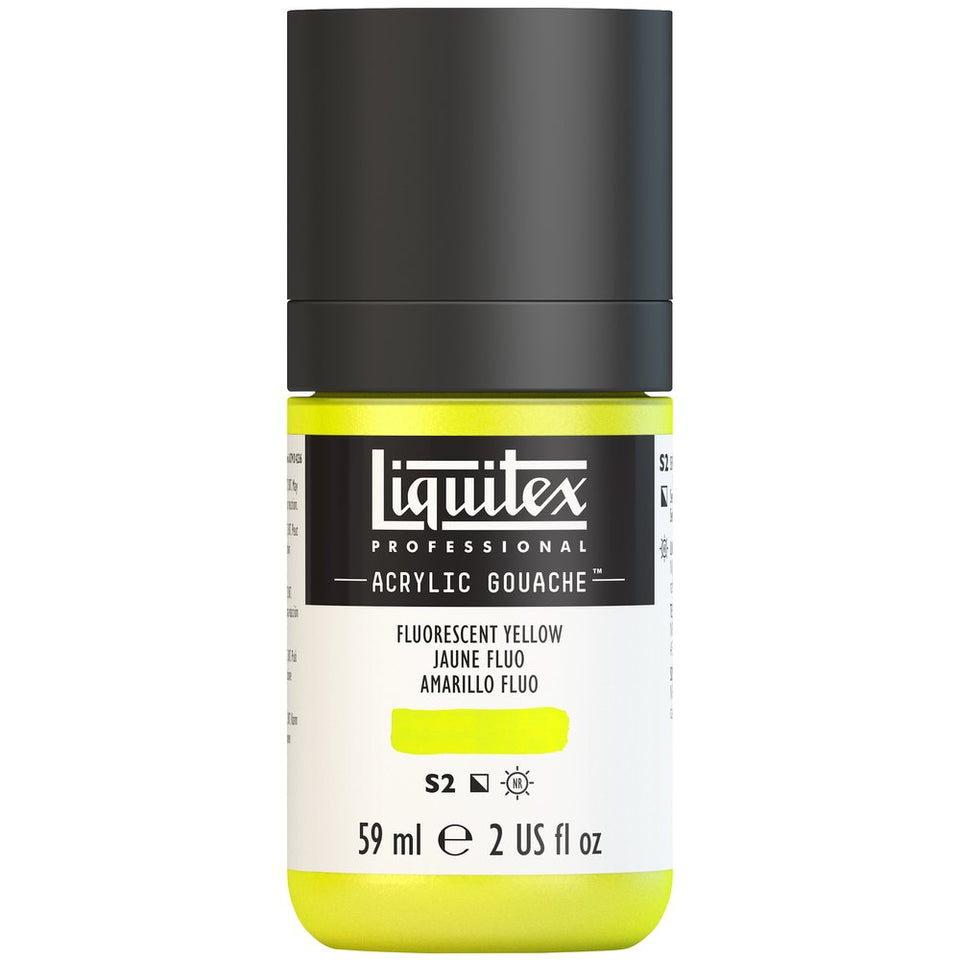 Liquitex Acrylic Gouache 59ml 981 Fluoresescent yellow Liquitex Acrylic Gouache 59ml 981 Fluoresescent yellow