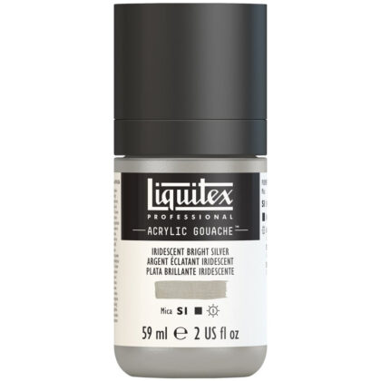 Liquitex Acrylic Gouache 59ml 236 Iridescent Bright silver