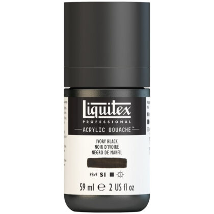 Liquitex Acrylic Gouache 59ml 244 Ivory black