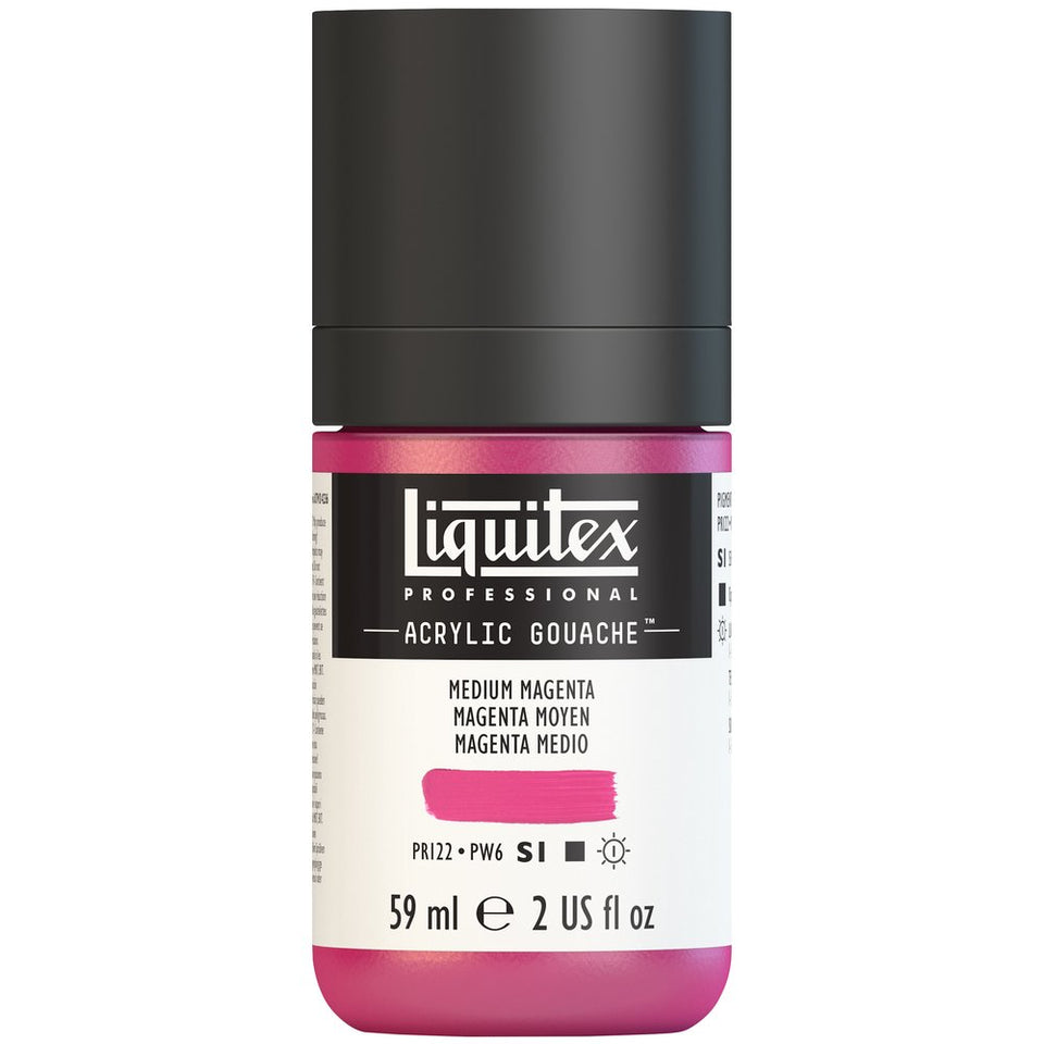 Liquitex Acrylic Gouache 59ml 500 Medium magenta Liquitex Acrylic Gouache 59ml 500 Medium magenta
