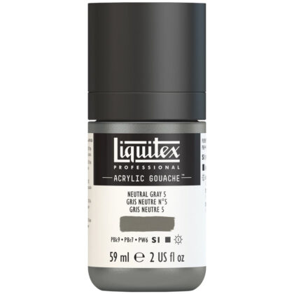 Liquitex Acrylic Gouache 59ml 599 Neutral grey 5