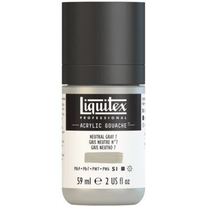 Liquitex Acrylic Gouache 59ml 600 Neutral grey 7