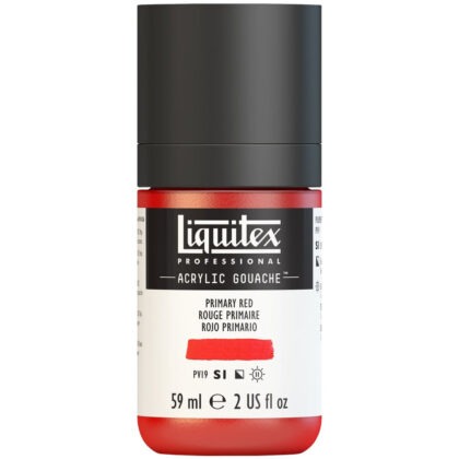 Liquitex Acrylic Gouache 59ml 415 Primary red