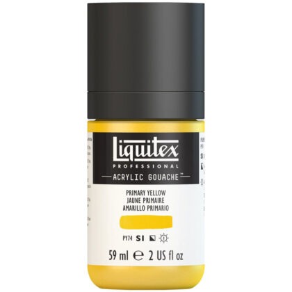 Liquitex Acrylic Gouache 59ml 410 Primary yellow