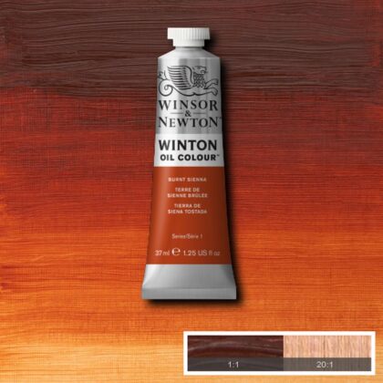 Winsor & Newton Winton öljyväri 074 Burnt sienna