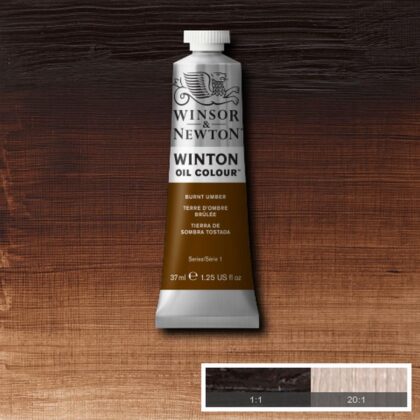 Winsor & Newton Winton öljyväri 076 Burnt umber