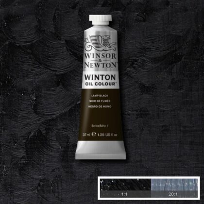 Winsor & Newton Winton öljyväri 337 Lamp black
