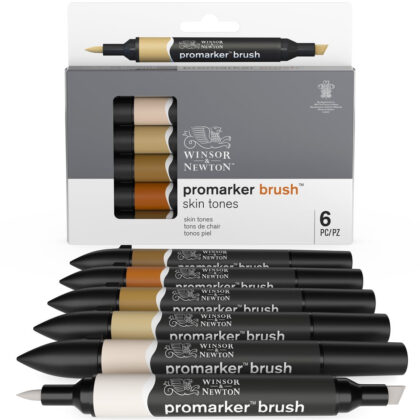 WN Promarker Brush Skin tones 6-lajitelma