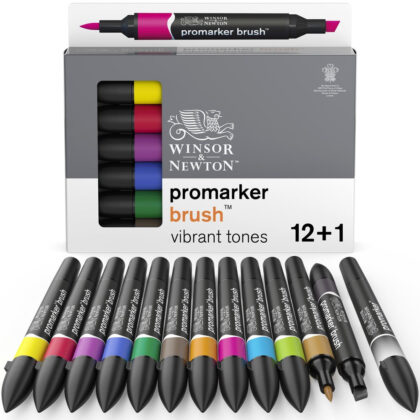 WN Promarker Brush 12+1 Vibrant tones