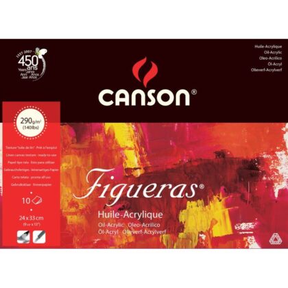 Canson Figueras 290g öljy- ja akryyliväripaperilehtiö