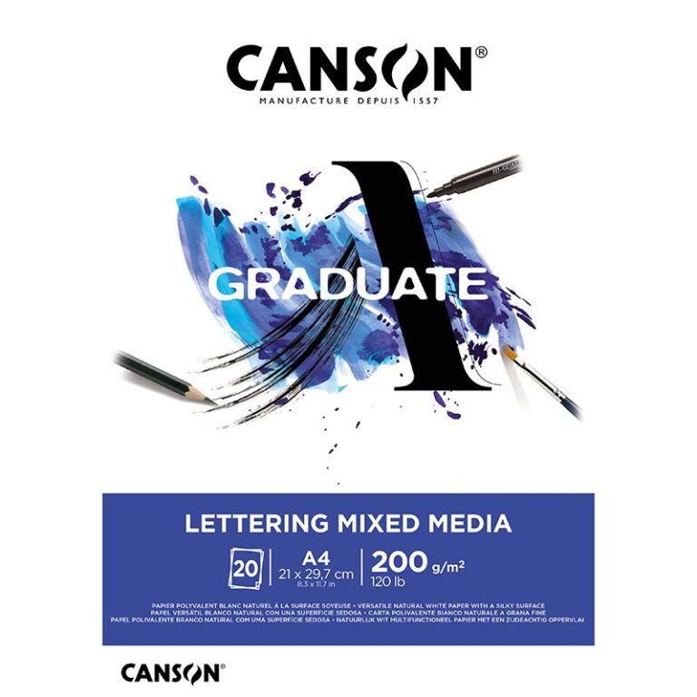 Canson Graduate Lettering Mixed Media 200g A4