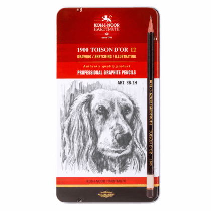 Koh-i-Noor Toison d’Or 1902 12 kynän lyijykynälajitelma 8B-2H