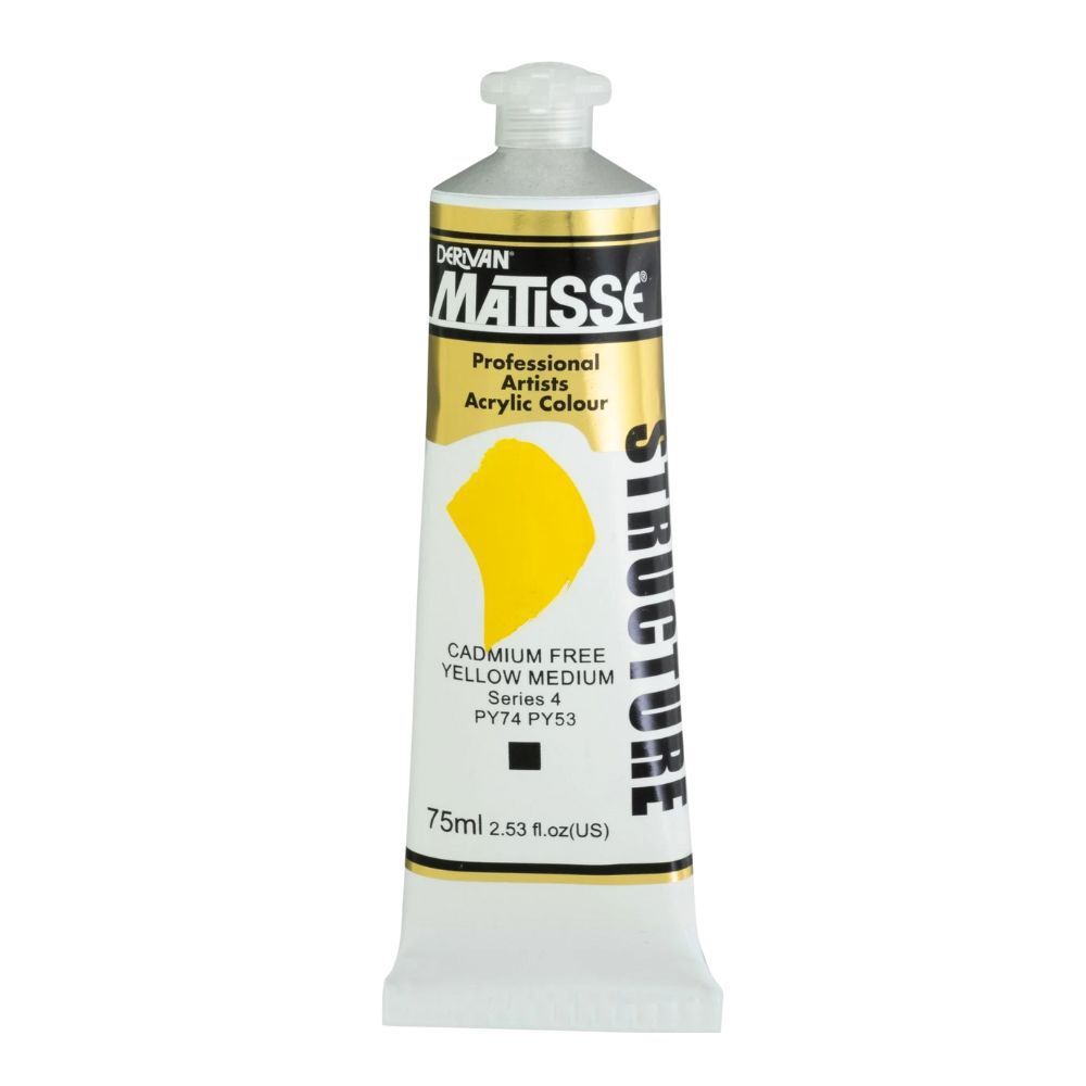 Matisse Structure Cadmium Free Yellow Medium Matisse Structure Cadmium Free Yellow Medium