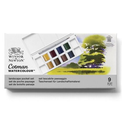 WN Cotman Landscape Pocket Set 8 x 1/2 nappia