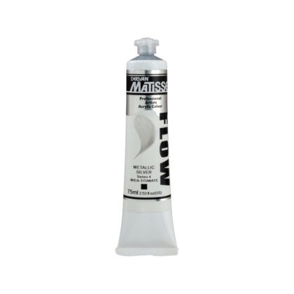 Matisse Flow Metallic Silver 75 ml