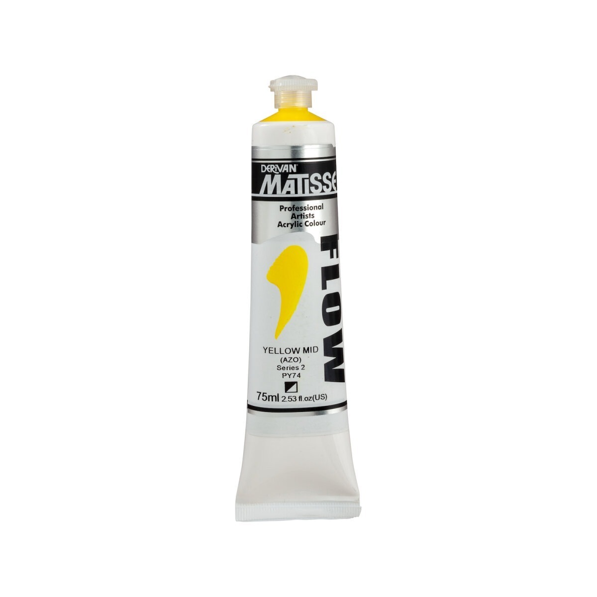 Matisse Flow Yellow Mid Azo 75 ml Matisse Flow Yellow Mid Azo 75 ml