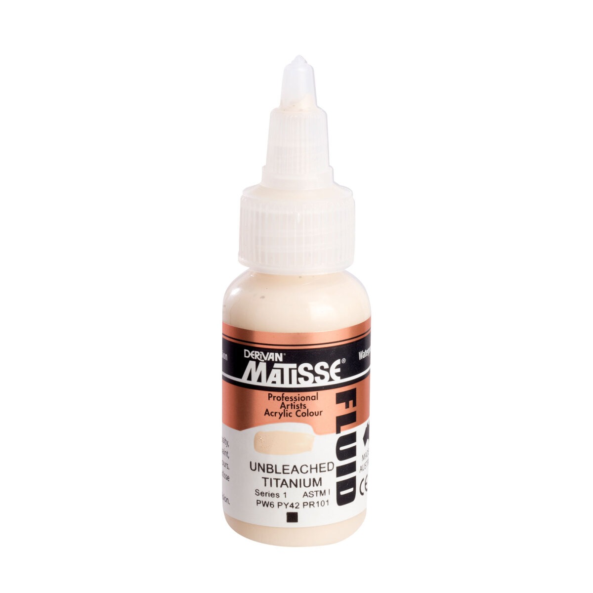 Matisse Fluid Unbleached Titanium 36 ml Matisse Fluid Unbleached Titanium 36 ml