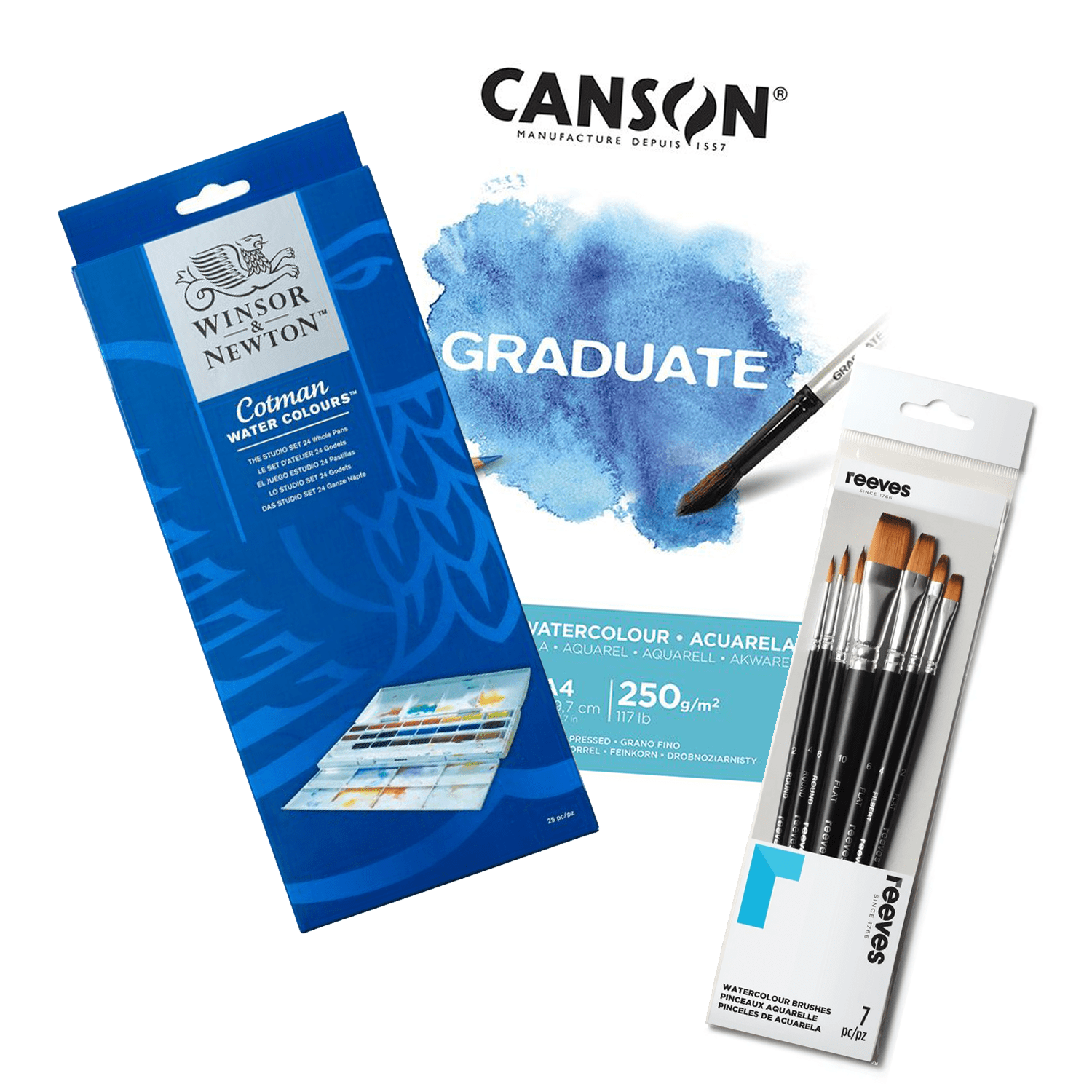 Akvarellipaketti Akvarellipaketti