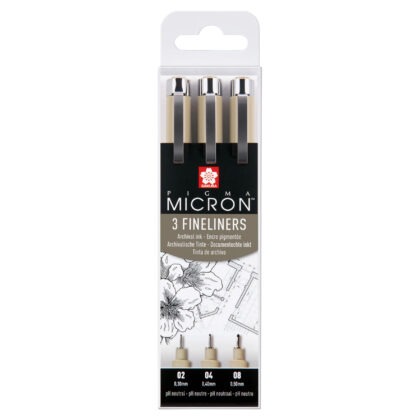 Pigma Micron Set 3 kynää