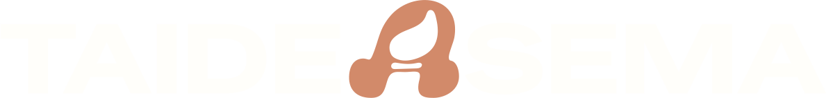 Taideasema logo valkoinen